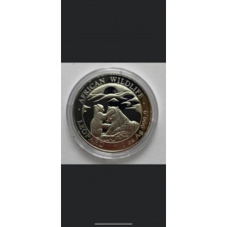 2019 leopard somalijski moneta 1 oz uncja srebro tuba 20 Monet