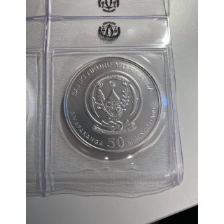 4 x 1 oz moneta Bushbaby Galago Rwanda 2020 srebro ( 4 monety)