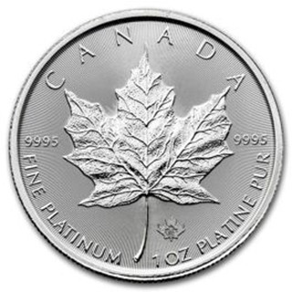 Kanadyjski liść klonowy 1 ucja platyny
