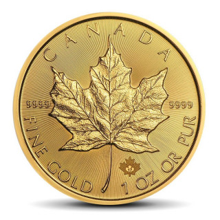 Kanadyjski liść klonowy 1 uncja złota