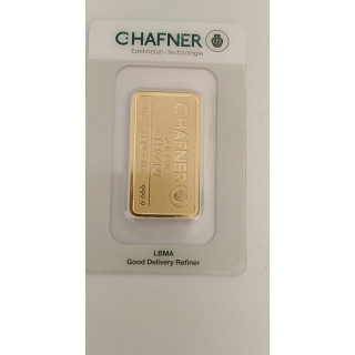 Sztabka złota inwestycyjna Chafner - 20g