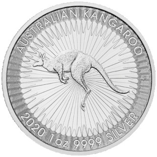 Australijski Kangur/ Kangaroo 1oz AG, 25 sztuk 2020