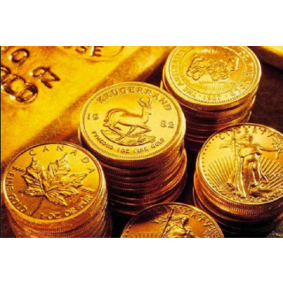 Kupie złote monety z kanonu
